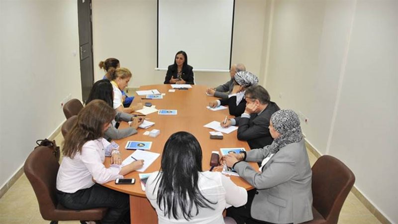 مايا مرسي تبحث مع