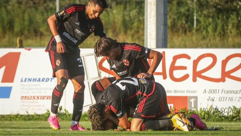 جانب من مباراة الأهلي