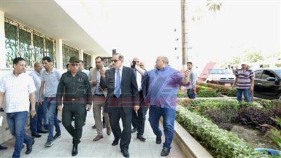 محافظ كفر الشيخ يشهد تجربة خطة إخلاء سريع بالديوان العام 