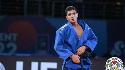 يسري سامي يحصد ذهبية البطولة الإفريقية للجودو