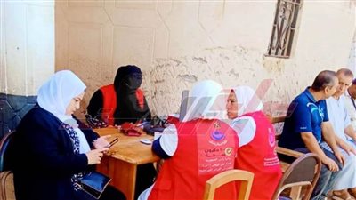 قافلة طبية بالتعاون مع الحملة الوطنية وراعي مصر الطبية بكفر الشيخ