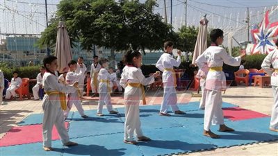 احتبارات ترقى أحزمة التايكوندو بنادي مطوبس الرياضي علي ضفاف النيل