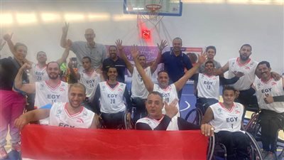 منتخب مصر لكرة السلة للكراسى المتحركة يصعد للمربع الذهبي في دورة الألعاب الإفريقية البارالمبية