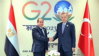 عاجل.. الرئيس السيسي يلتقي نظيره التركي في نيودلهي