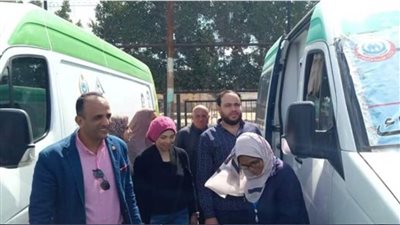 قافلة طبية لجميع التخصصات بمركز التل الكبير محافظة الإسماعيلية