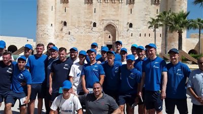 جولة لفريق الشباب بنادي زينيت لكرة القدم بروسيا إلى قلعة قايتباي بالإسكندرية
