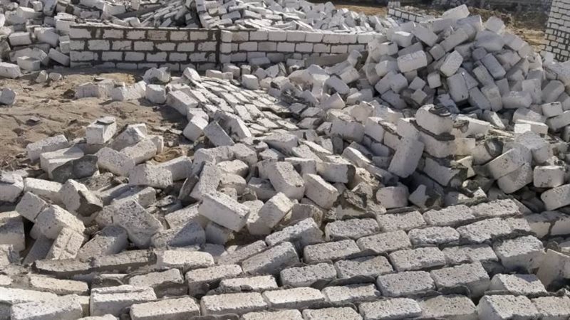 إزالة 29 حالة تعد