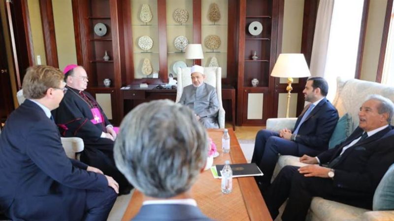 شيخ الأزهر خلال استقباله