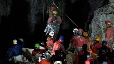 إنقاذ مستكشف كهوف أمريكي بعد حصاره على عمق ألف متر في تركيا