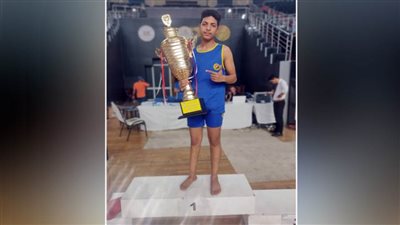 زياد عبد القادر بطل القاهرة في الووشو كونغ فو