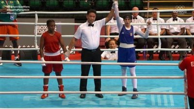 يمنى عياد تتأهل للدور قبل النهائي التصفيات الإفريقية للملاكمة المؤهلة إلى أولمبياد باريس