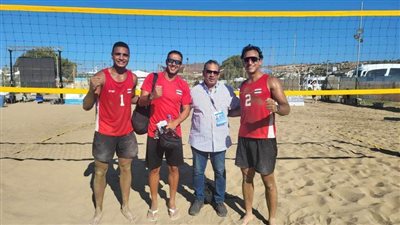 الرجال يواجه صربيا والسيدات مع فرنسا في مجموعات الطائرة الشاطئية بالبحر المتوسط بهيراكليون