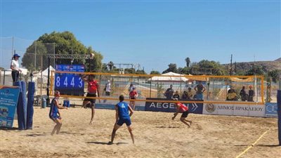 منتخب رجال الطائرة الشاطئية يخسر من صربيا في 