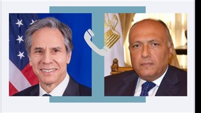 شكري يتلقى اتصالاً هاتفياً من نظيره الأمريكي