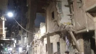 انهيار عقار قديم بكرموز غربي محافظة الإسكندرية دون إصابات
