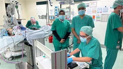 برنامج تدريبي لأطباء جامعة سوهاج بمستشفى إفنجليش بألمانيا
