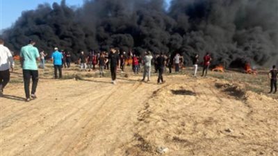 12 اصابة بنيران الاحتلال على حدود غزة