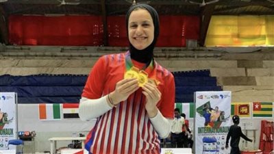 هادية الجندي تحقق 3 ميداليات في بطولة بنين الدولية للريشة الطائرة