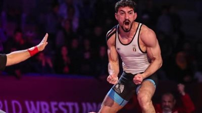 عمرو رضا يتأهل إلى ربع نهائي بطولة العالم للمصارعة بصربيا