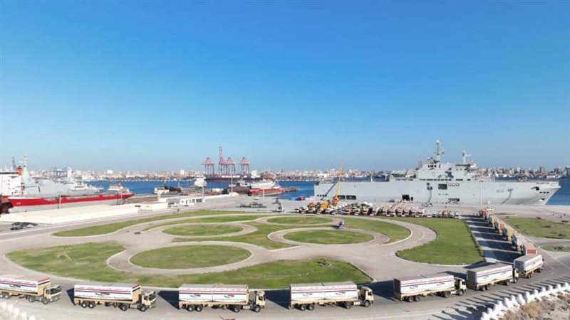 المساعدات المصرية