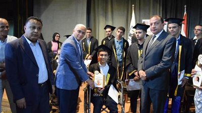 جامعة بني سويف تنظم احتفالية تخرج كبرى للطلاب ذوي الهمم 