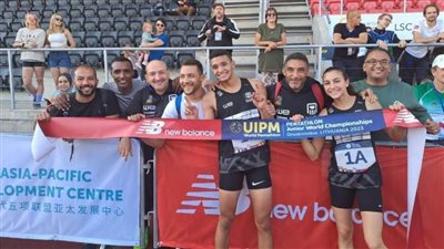 مصر تختتم بطولة العالم لناشئي الخماسي الحديث بذهبية المختلط وتتصدر جدول الميداليات