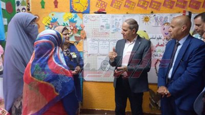 وكيل تعليم كفر الشيخ يتفقد المدارس استعدادًا للعام الدراسي الجديد