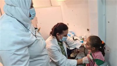 الكشف على 1057 مواطنًا في قافلة طبية مجانية بقرية أم صابر بالبحيرة