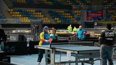 تألق مصري في اليوم الأول للبطولة الإفريقية لتنس الطاولة البارالمبي