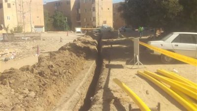 استكمال المرحلة الثانية من مشروع توصيل الغاز الطبيعي لمدينة الخارجة