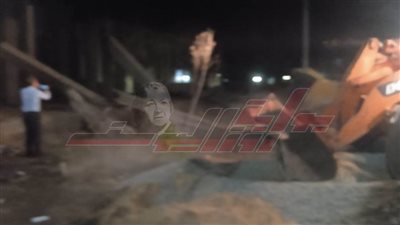 إزالة 14 حالة تعدٍ بالبرلس ليلًا ومحافظ كفر الشيخ يوجه باستمرار الحملات