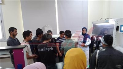 تدريب عدد من طلاب مدرسة STEM بكفر الشيخ