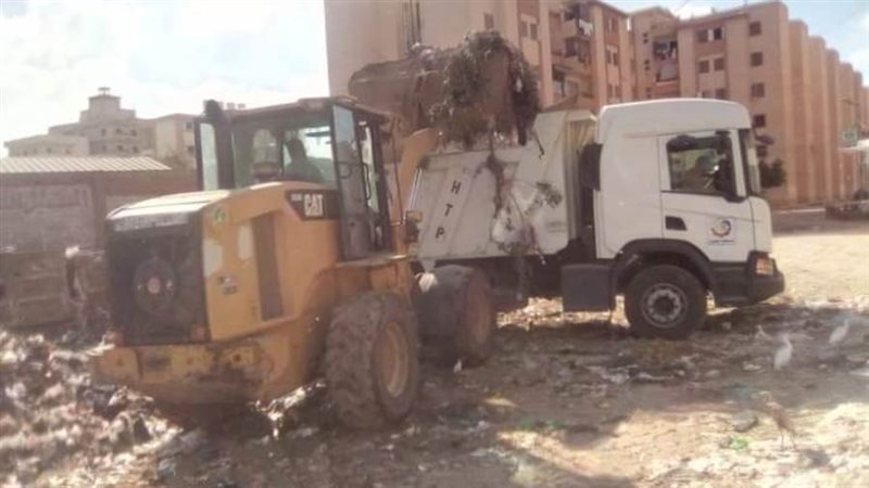 رفع 2700 طن قمامة