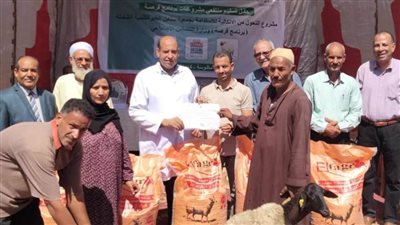 محافظ المنيا: تسليم 128 رأس ماشية بقرية ماقوسة ضمن برنامج فرصة