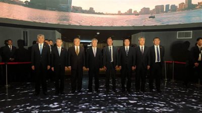 وفد صينى يزور متحف الحضارة