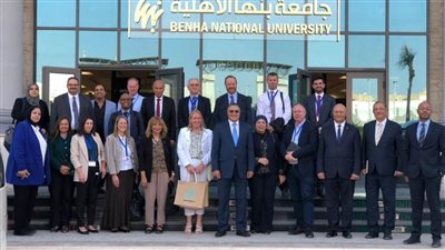 جامعة بنها الأهلية تستقبل بعثة من 10 جامعات و5 هيئات وأكاديميات وشركات بريطانية