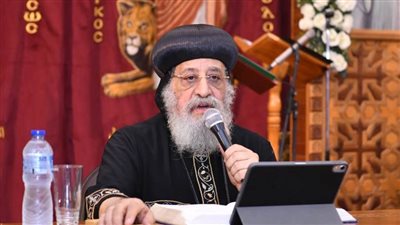 البابا تواضروس يصلي عشية عيد الصليب في الإسكندرية ويلقى عظته الأسبوعية
