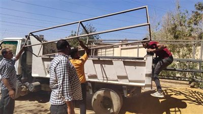 رفع ٢١٠٠ حالة تعد على الطريق العام للمقاهي والمطاعم والمحال بالجيزة