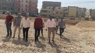 سكرتير عام مساعد بني سويف يتابع تطوير سوق الدهشوري بمدينة بني سويف