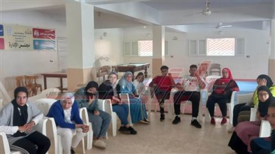جلسة تفاعلية لأندية السكان عن زواج الأطفال بمركز شباب كفر الشيخ