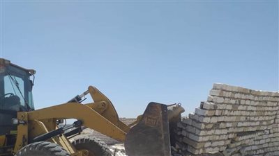 إزالة 15حالة تعد على الأراضي الزراعية بالغربية
