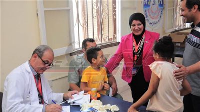 قافلة طبية لجامعة كفر الشيخ بنادي قادرون باختلاف بالعريش