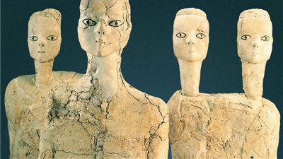 تماثيل عين غزال بالأردن.. باكورة الفن التشكيلي في العصر الحجري الحديث