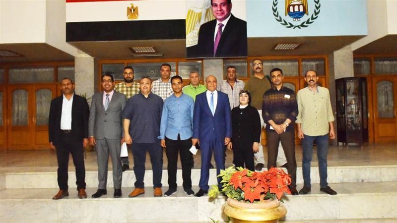 وفد صحفيو أسيوط