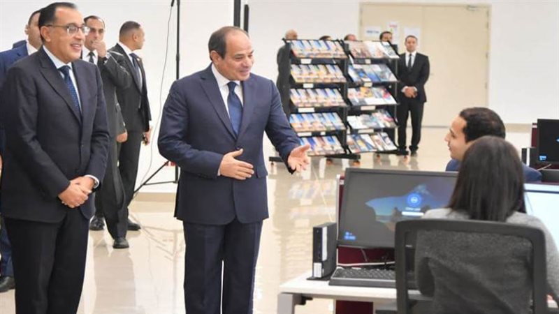 الرئيس السيسي يزور