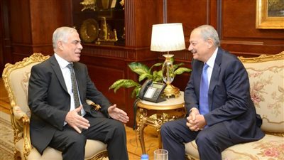 النائب العام يستقبل المستشار نبيل صادق النائب العام الأسبق