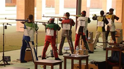 انطلاق نهائيات مسابقة 50 متر وأطباق الحفرة في البطولة الإفريقية بالعاصمة الإدارية الجديدة