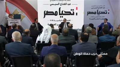 عاجل| بالفيديو.. حملة المرشح الرئاسي عبدالفتاح السيسي تستقبل عددًا من الكيانات السياسية والحزبية