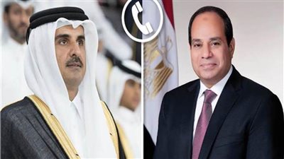 الرئيس السيسي والأمير تميم  يبحثان هاتفيًا التصعيد العسكري على الساحة الفلسطينية الإسرائيلية