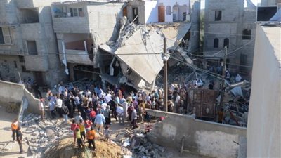 8 شهداء بينهم أطفال في قصف صهيوني لمنزلين برفح الفلسطينية